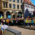 Gemeinsam für den Frieden - Meißner Schulen zeigen Verbundenheit und Solidarität