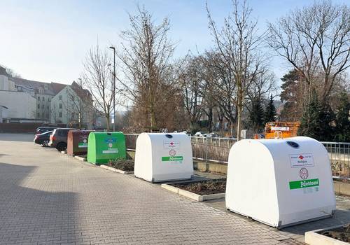 Containerstandort am Neumarkt