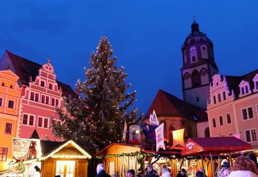 meißner weihnacht 2023 mit blick auf die frauenkirche