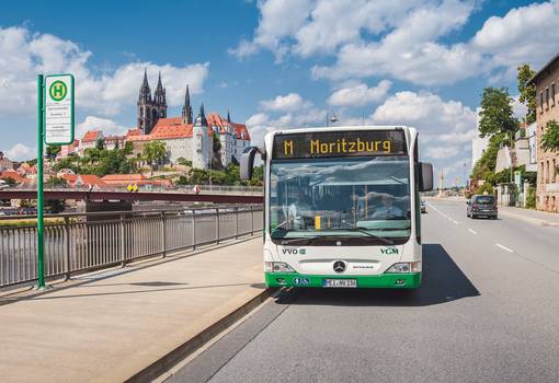 VGM-Buslinie in Meißen