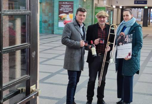 Am 1. Dezember wird die Empfangshalle im Bahnhof Meißen wieder zum Konzertsaal