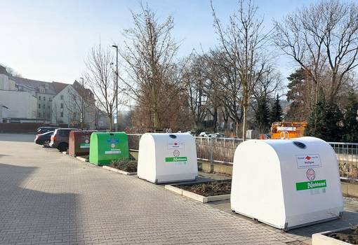 Containerstandort am Neumarkt