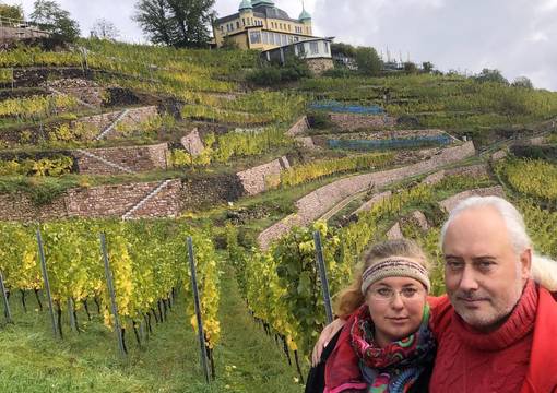 PM 103 2022 Weinbau Frédéric Fourré präsentiert sich in dieser Woche im Meißner Wein Pavillon