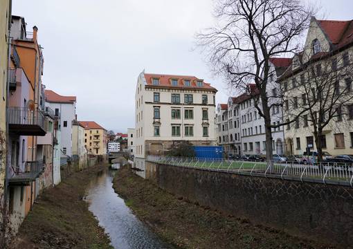 Gebäudeensemble an der Triebisch