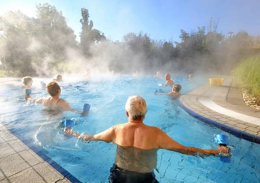 Aquafitness im Natursolebecken