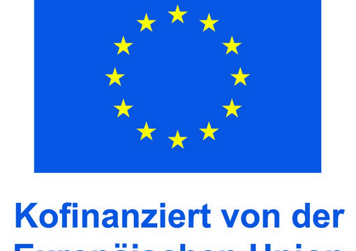 EU-Sternenbanner mit Aufschrift