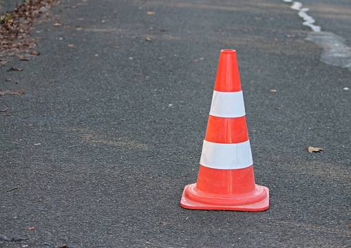Sperrungen in der Stadt - Baukegel
