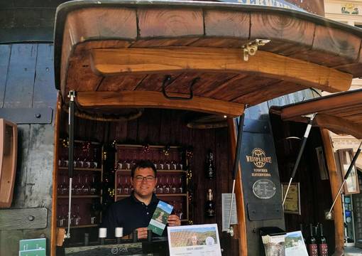 Schloss Wackerbarth im Wein-Pavillon Meißen