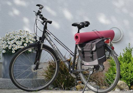 Fahrrad im Sommer