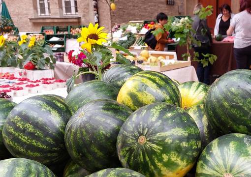 Grünmarkt am 24.6