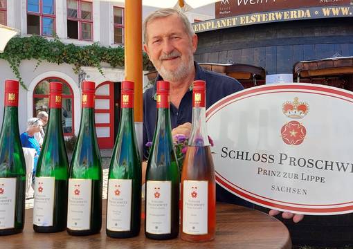 Weinausschank vom Weingut Proschwitz