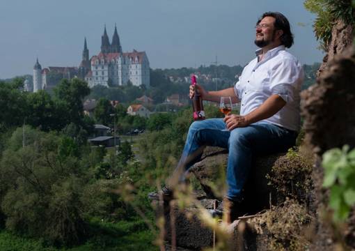 Andreas Kretschko ist mit seinem Weingut neu im Elbland