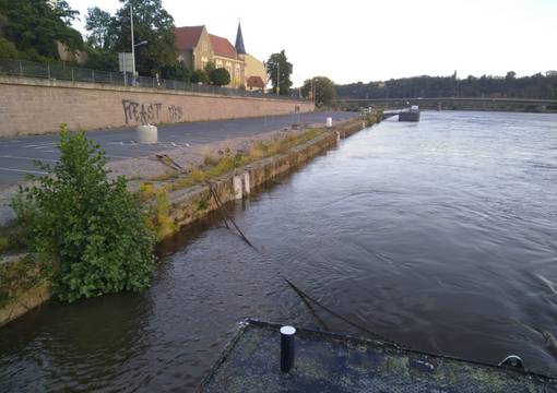 Elbkai in Meißen