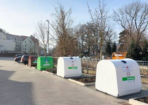 Containerstandort am Neumarkt