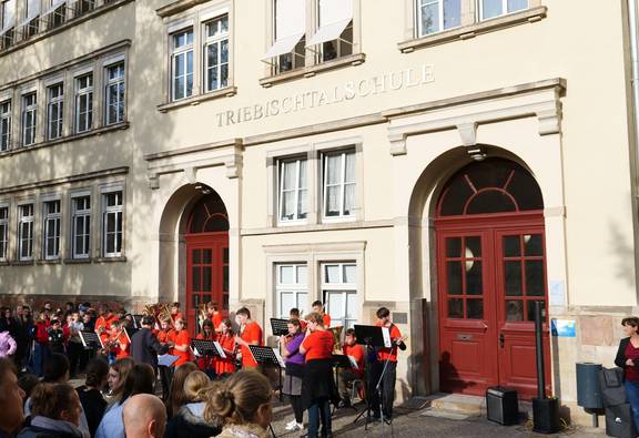 Konzert der Bläserklasse zur feierlichen Übergabe