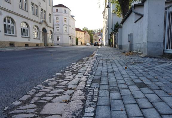 Hafenstraße in Meißen Niederfähre